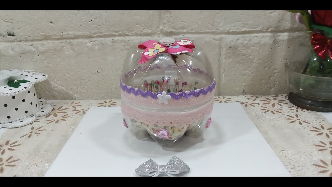 Alfiletero Reciclando Dos Botellas Pet// o de refresco de 3 litros//