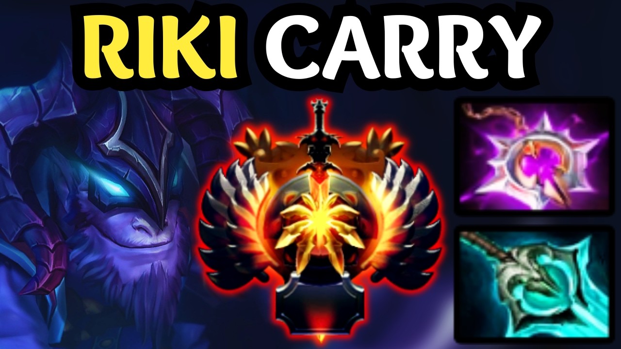 🔥 Riki Carry Meta — Invisible Assassin Build! 🔥 Dota 2 Gameplay