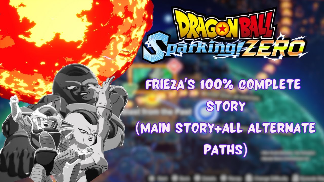 Dragon Ball: Sparking! ZERO Frieza's 100% COMPLETE Story! (All Canon+Alternate Routes)