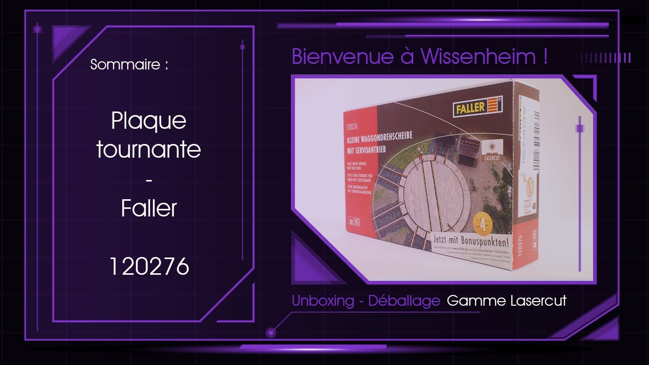 Unboxing - Plaque tournante Faller 120276