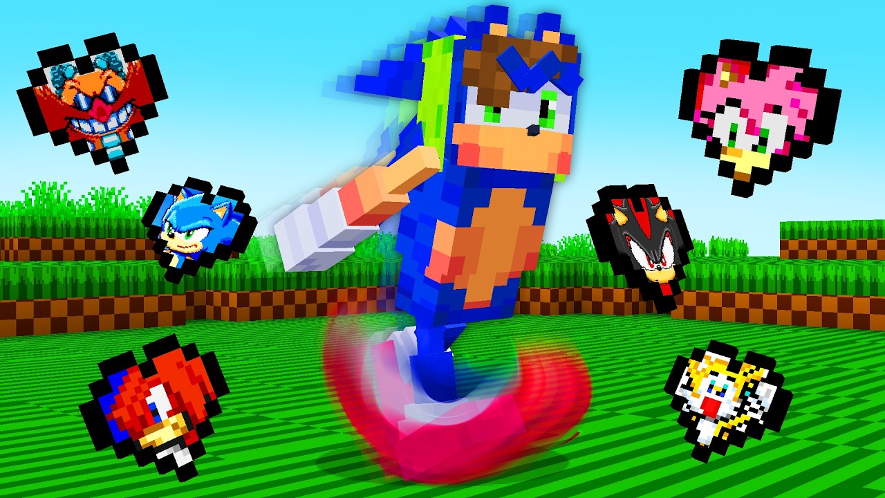 Minecraft, но у ТЕБЯ есть Sonic Hearts...