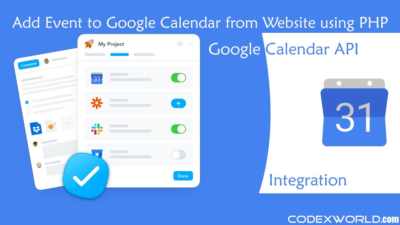 Add Event to Google Calendar using PHP