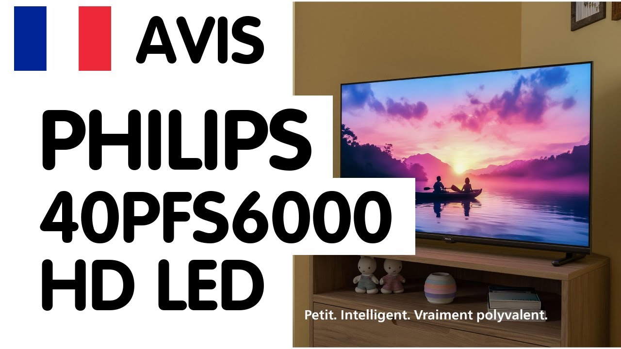 🇫🇷 Avis Smart TV 40 pouces Philips 40PFS6000 HD LED