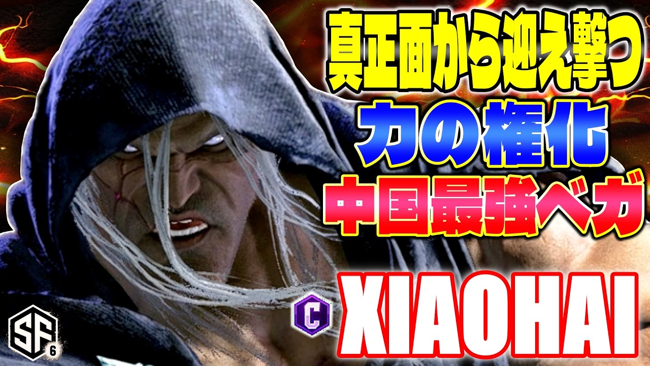 【スト6】真正面から迎え撃つ力の権化 中国最強ベガ Xiaohai (ベガ) 【SF6】