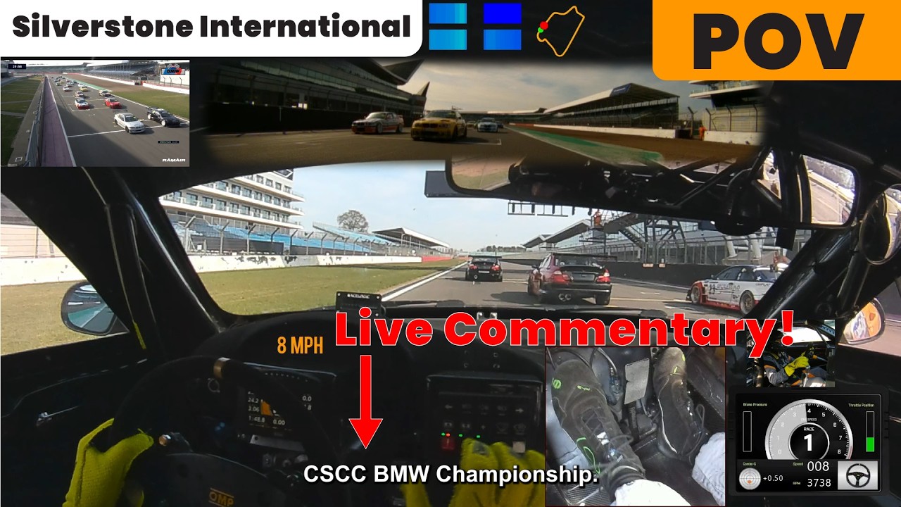 Silverstone BMW M3 Race | Onboard Driver POV & Commentary | CSCC