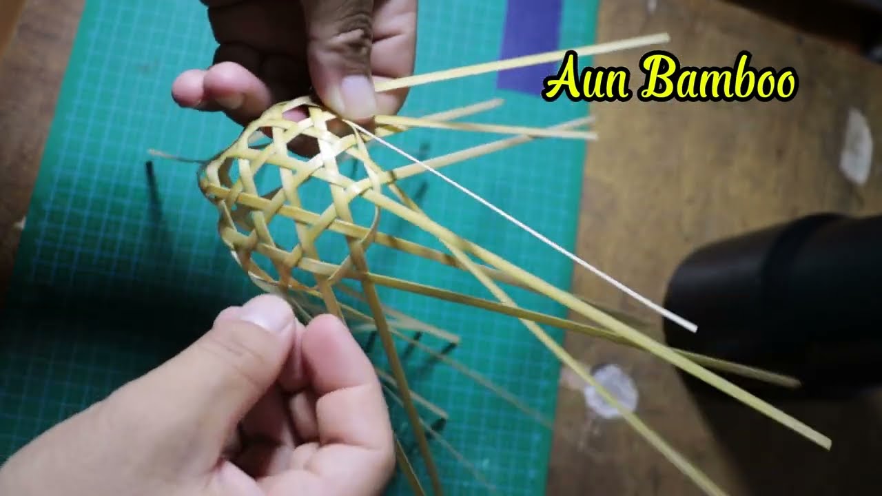 สานชะลอมง่ายๆ #จักสาน  #ไม้ไผ่  #bamboo
