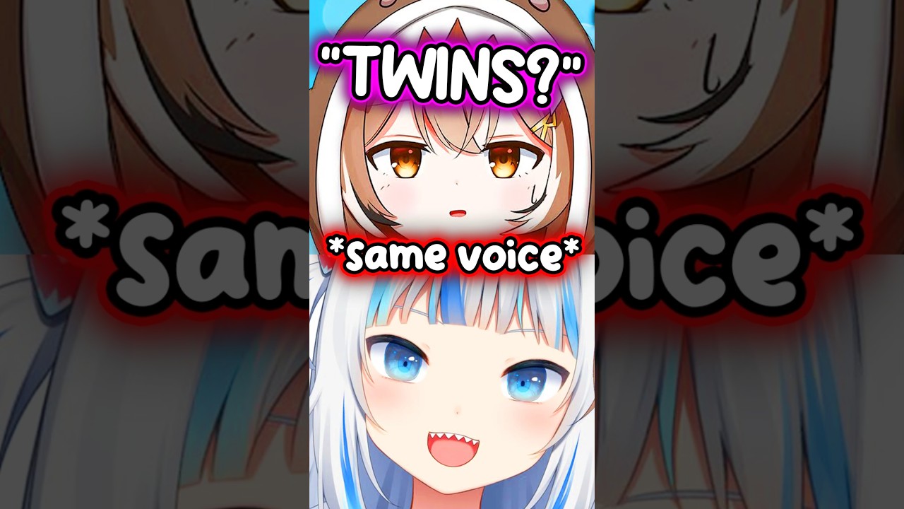 Gura and Mumei Sounds Alike #hololive #hololiveenglish #vtuber