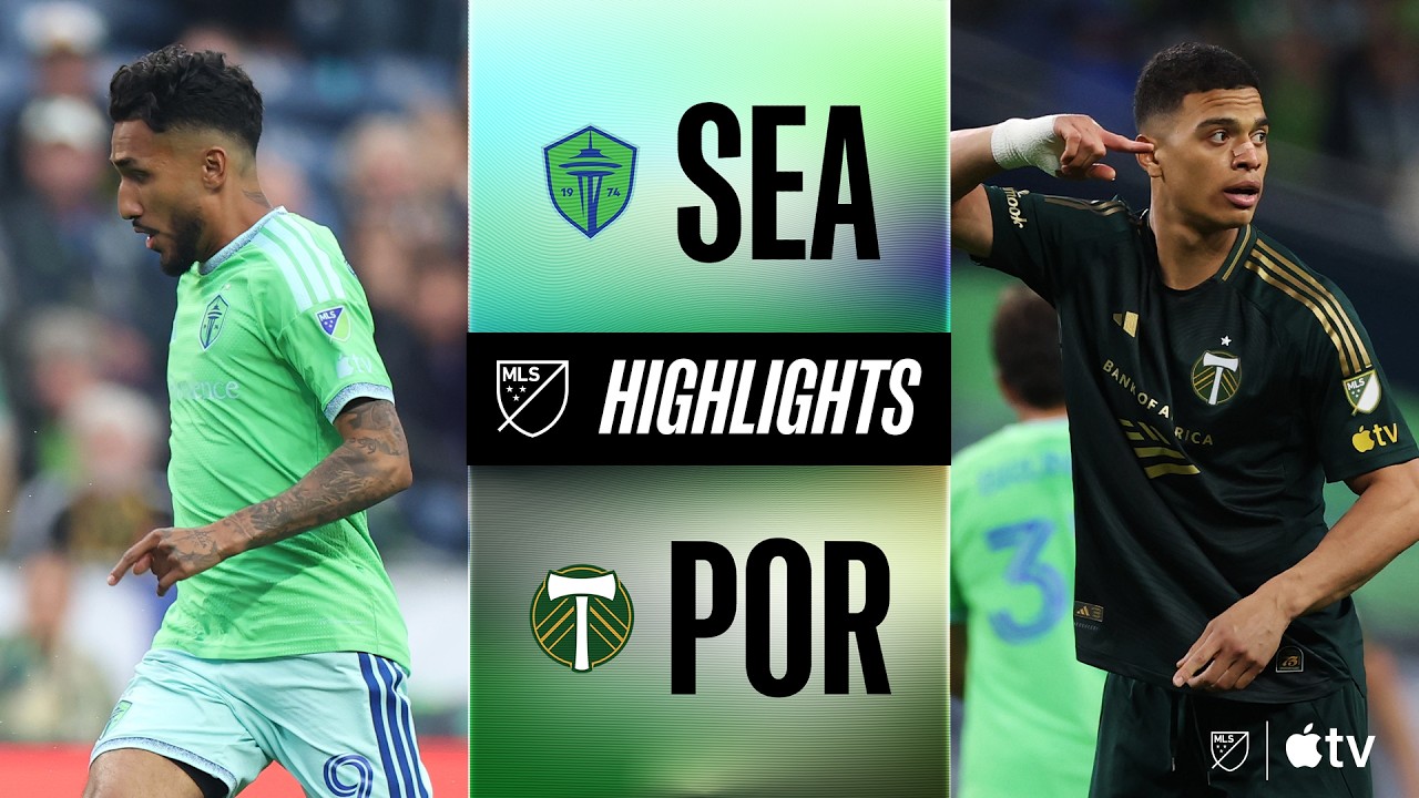 Seattle Sounders FC vs. Portland Timbers | Full Match Highlights | 3 Goals in 7 Minutes!