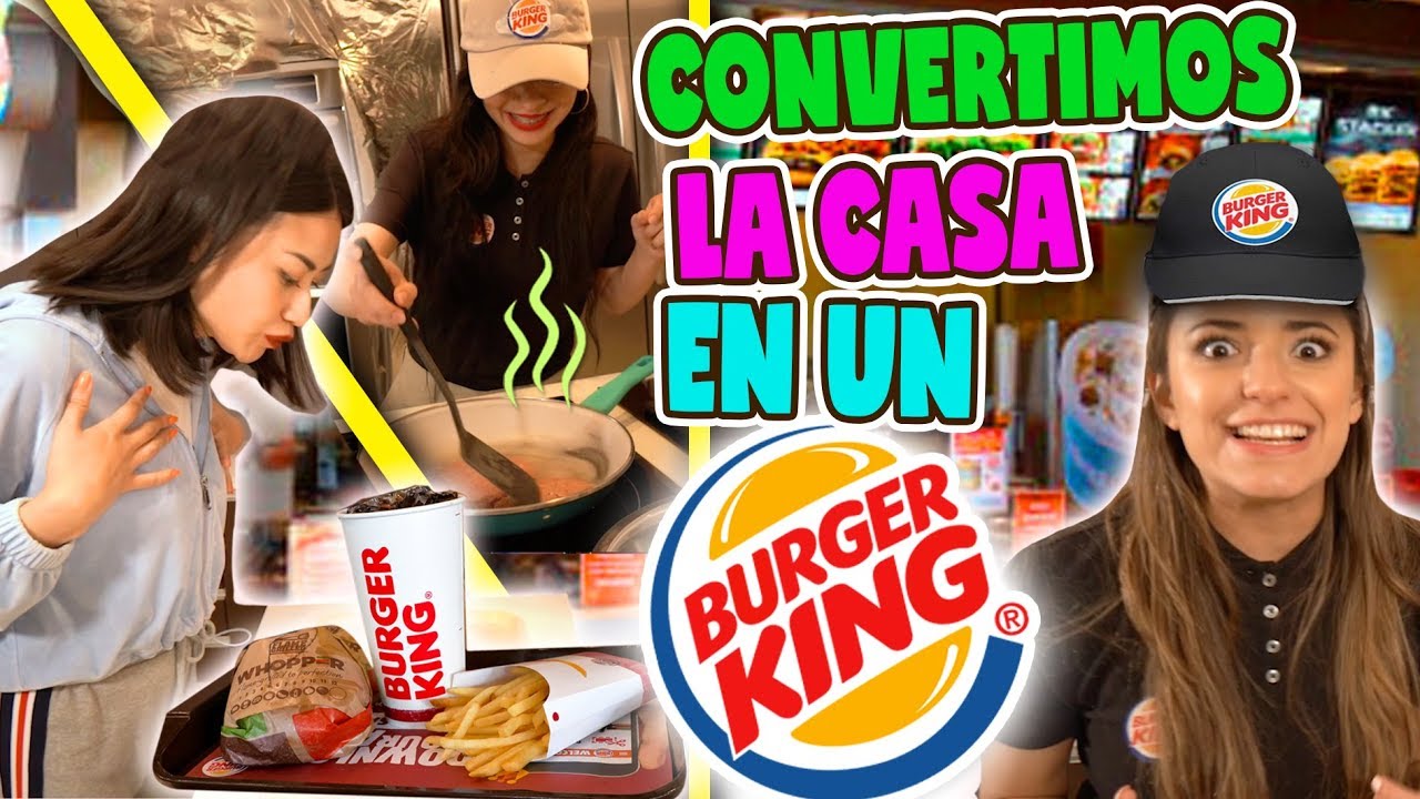 CONVIERTO MI CASA EN UN BURGER KING 🍟Vloggeras Fantásticas