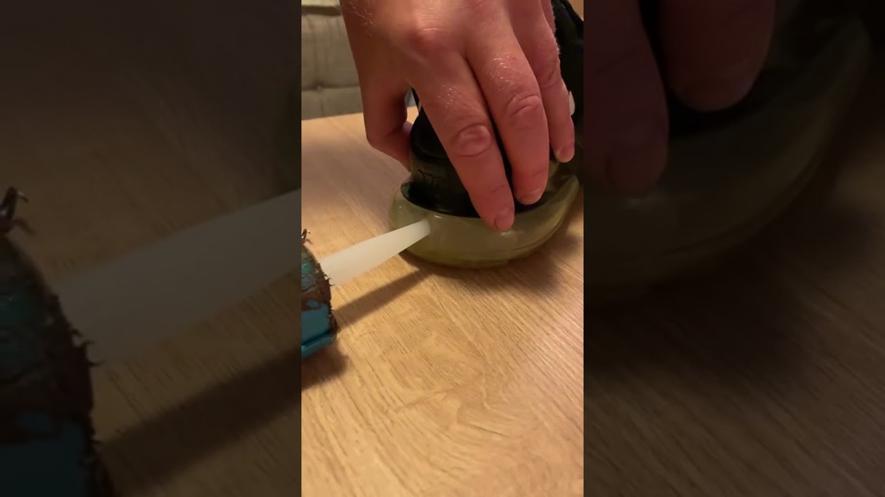 Popped trainer air bubble repair 