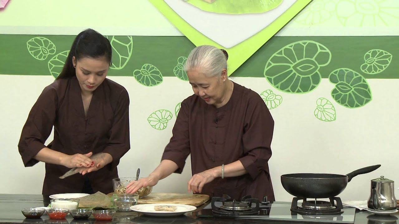 Món chay 81 - Ram nấm - Chả giò nấm