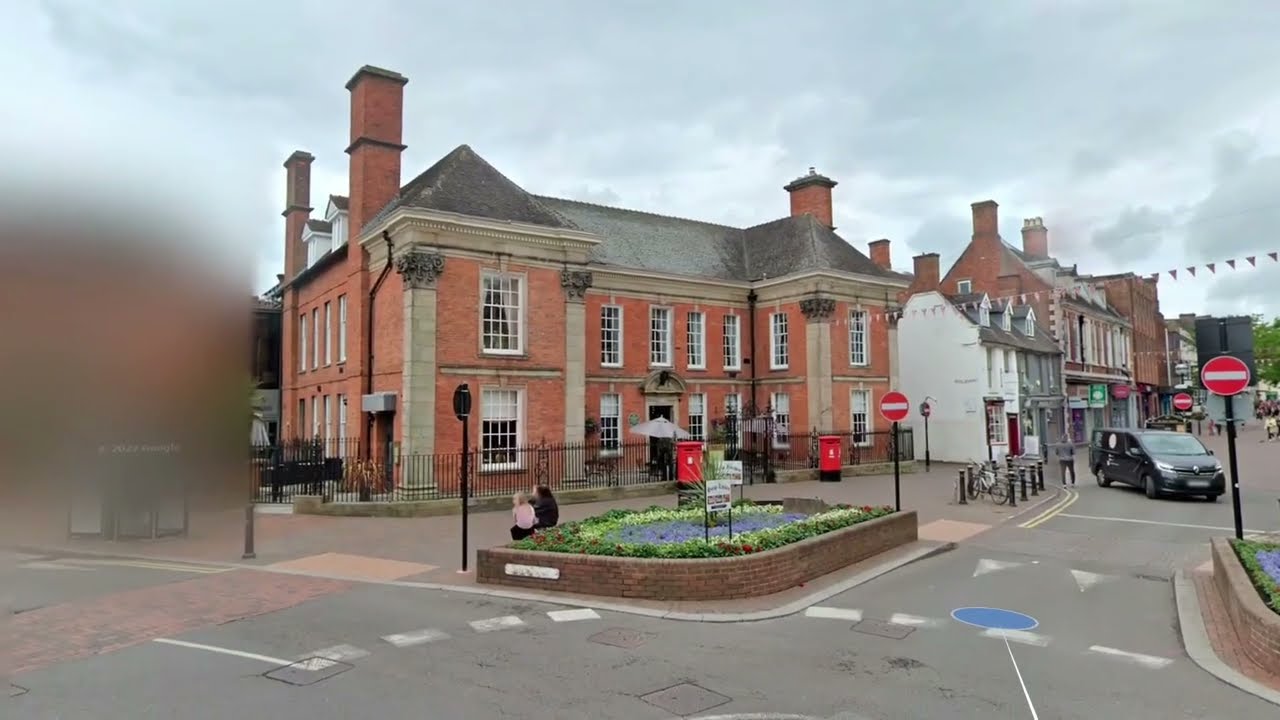 A Walk around Stafford using VR - places I used to walk to