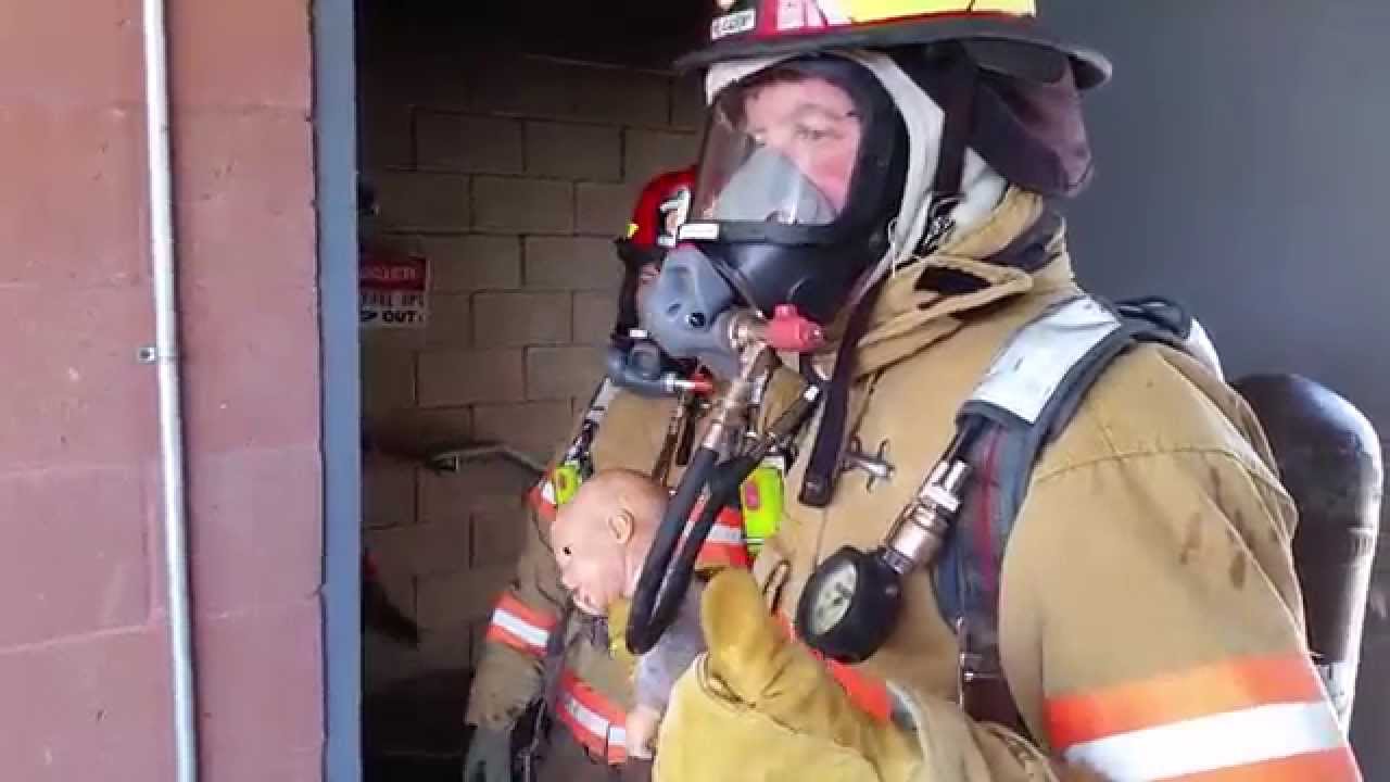 VIDEO: Hancock College administration experience firefighter training