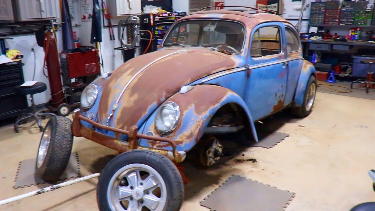 Vw Beetle Heater Channel Replacement & Crossmember Rust Repair - 1958 Ragtop Rusty Bug Revival
