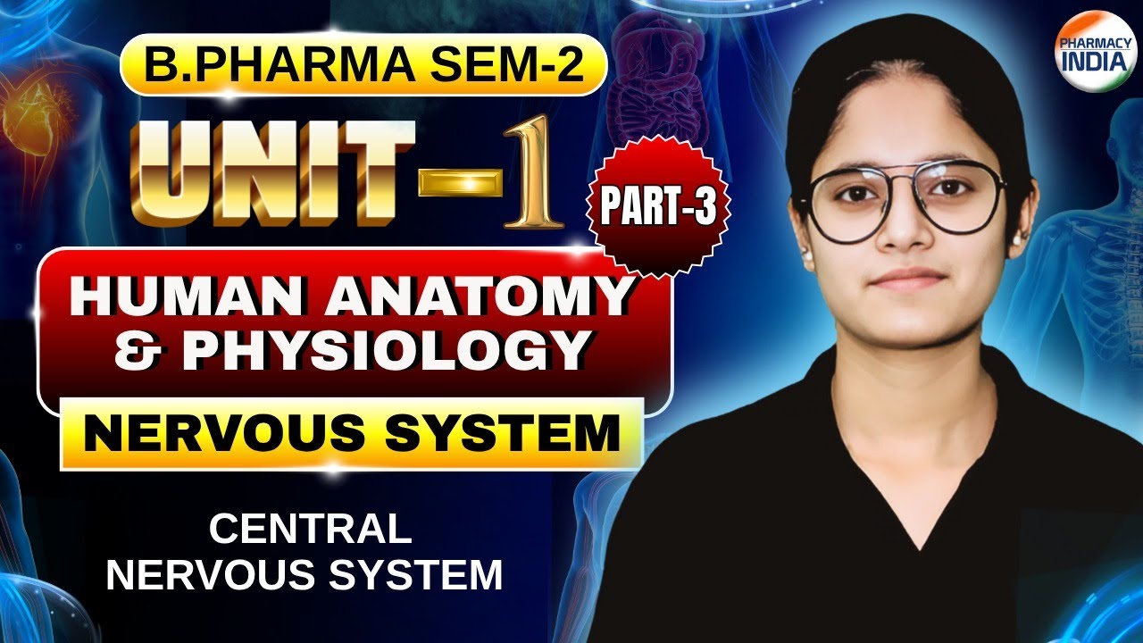 Central Nervous System I Brain I Parts Of Brain I HAP I Part - 3 I Unit - 1 Sem -2 #humananatomy