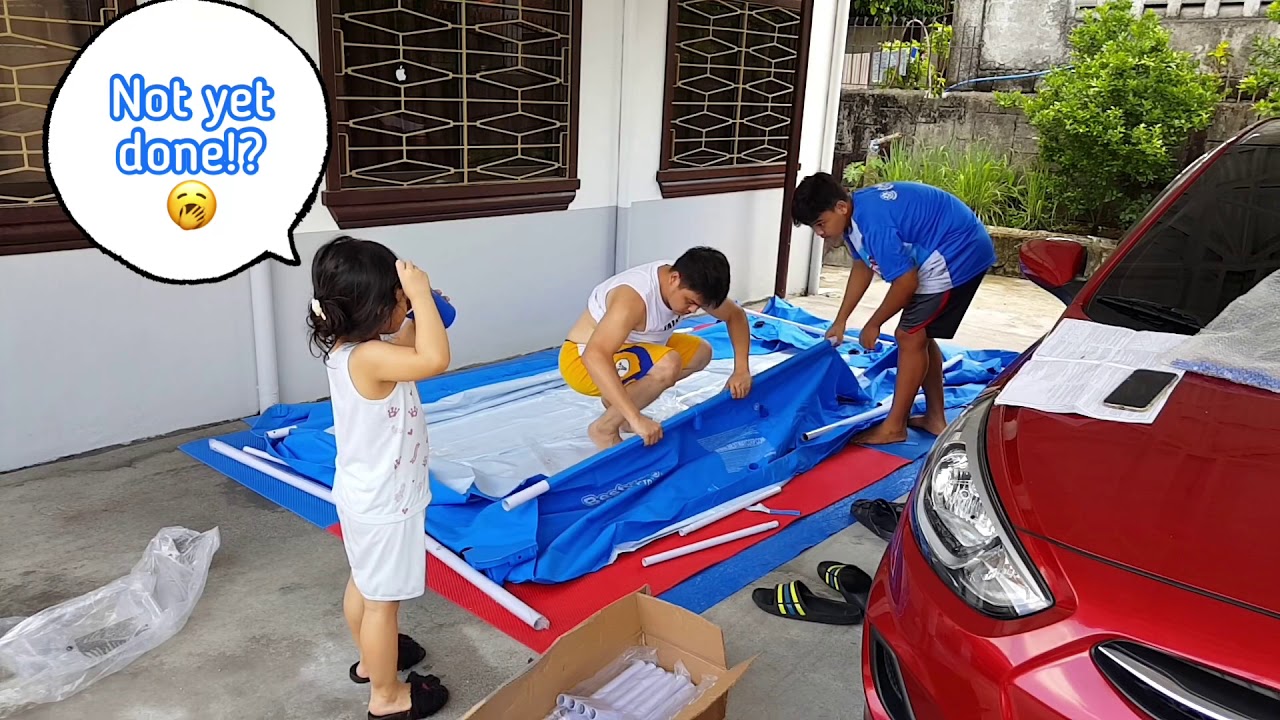 Vlog012: Setup Walkthrough: Bestway Steel Pro 400cm x 211cm x 81cm (4m x 2.11m x 81cm)