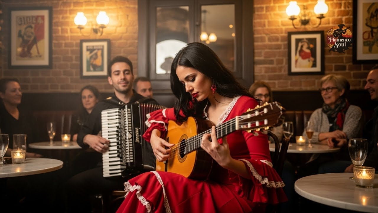 24/7 Accordion Flamenco Live – Romantic Spanish Lounge Music for Work & Study