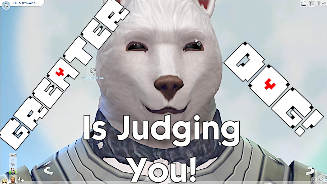 Meet Greater Dog! Creating NPCs for My Undersims Save File!