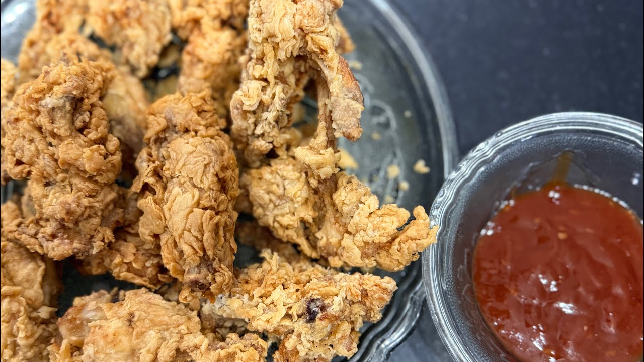 Extra Crispy Chicken Wings | Deep Fried | Crunchy & Juicy Recipe ⭐ 