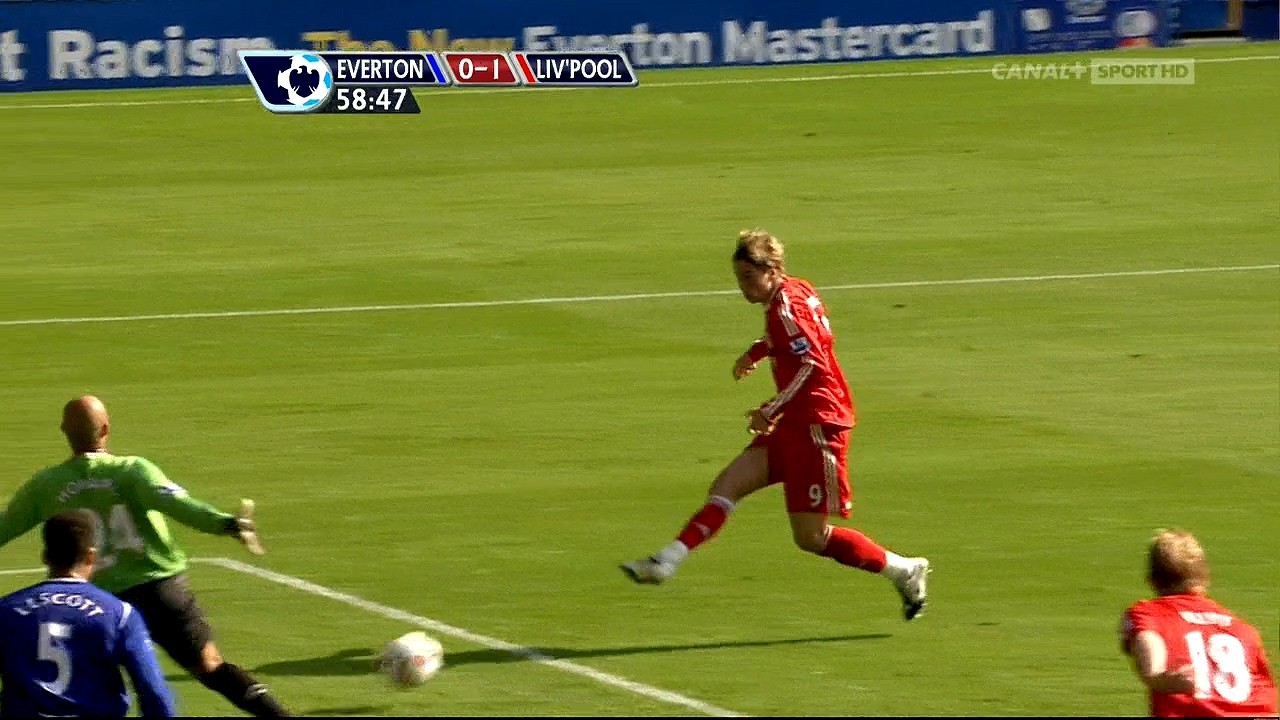Fernando Torres Vs Everton (EPL) (Away) (27/09/2008) HD 720p By YazanM8x