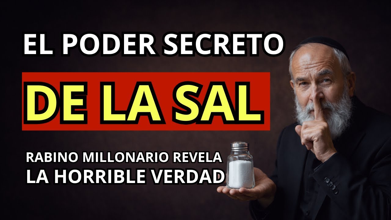 Rabino Millonario :  Por Que La Sal Es UnA llave Espiritual Oculta En La Torah Y En El Cuerpo.