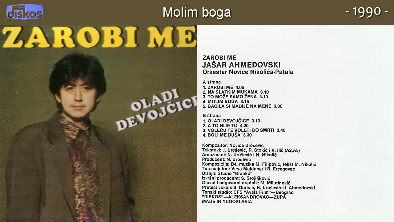 Jasar Ahmedovski - Zarobi me - (Audio 1990) - CEO ALBUM