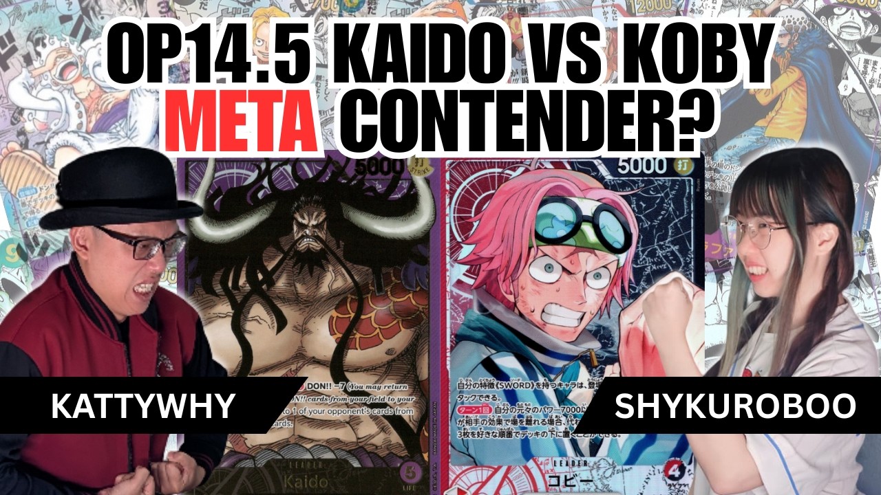 OP14.5 | Are Kaido & Koby FINALLY Viable?! Kaido VS Koby (EB04 Gameplay with @ShykurobooVlogs )