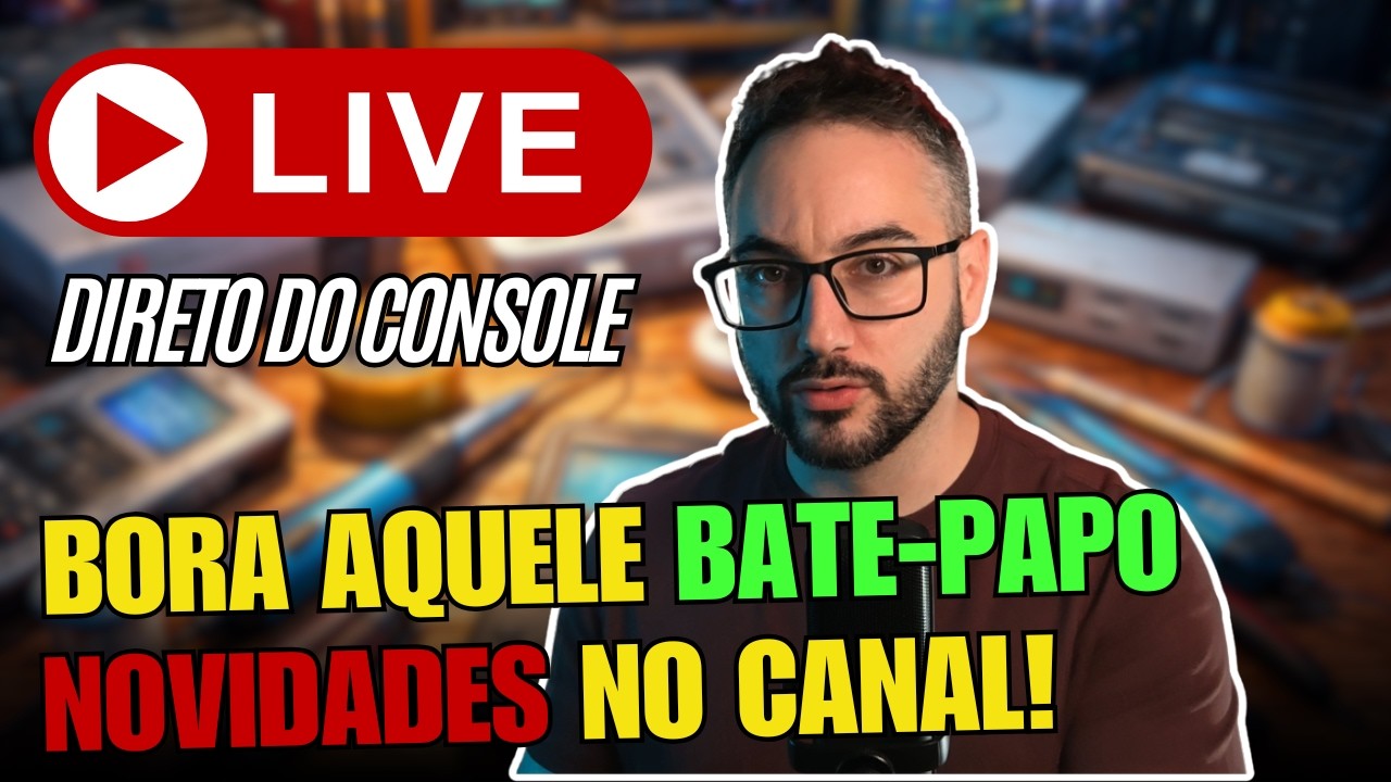 🔴Thaleco Ao Vivo 🎮 Papo de Game Room + Novidades&hellip; e Talvez um Gamezinho 👀🔥