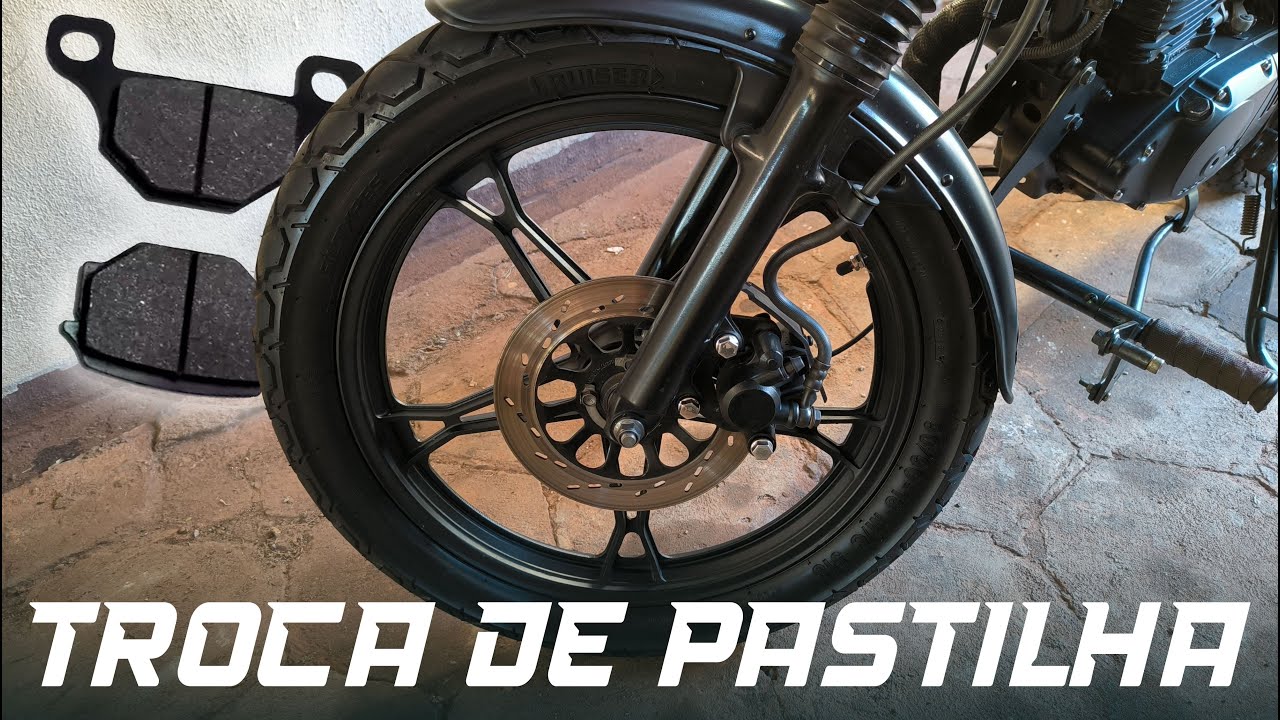 Trocando Pastilha de freio da Intruder 125!