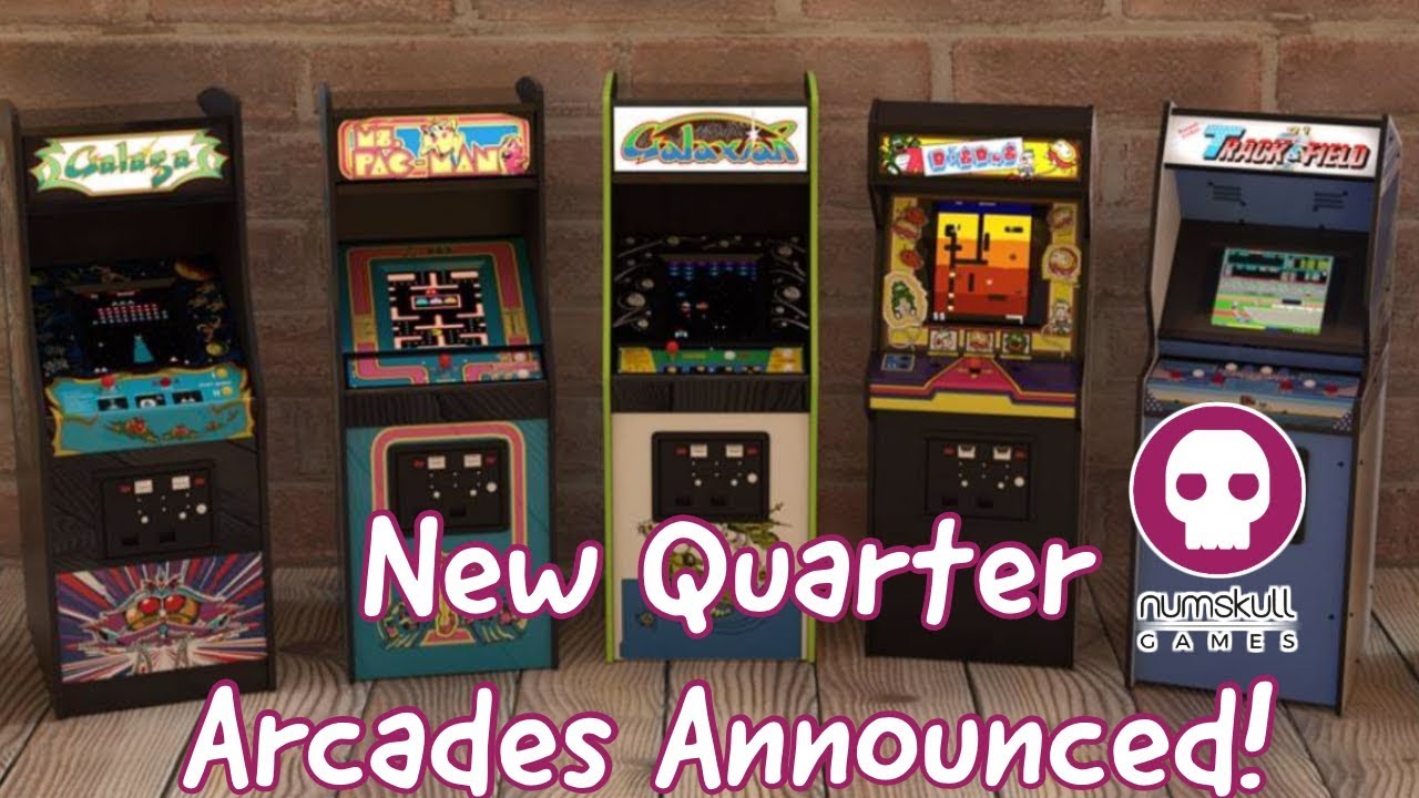 Numskull Quarter Arcades - Ms. Pac-man, Galaga, Track & Field And More!
