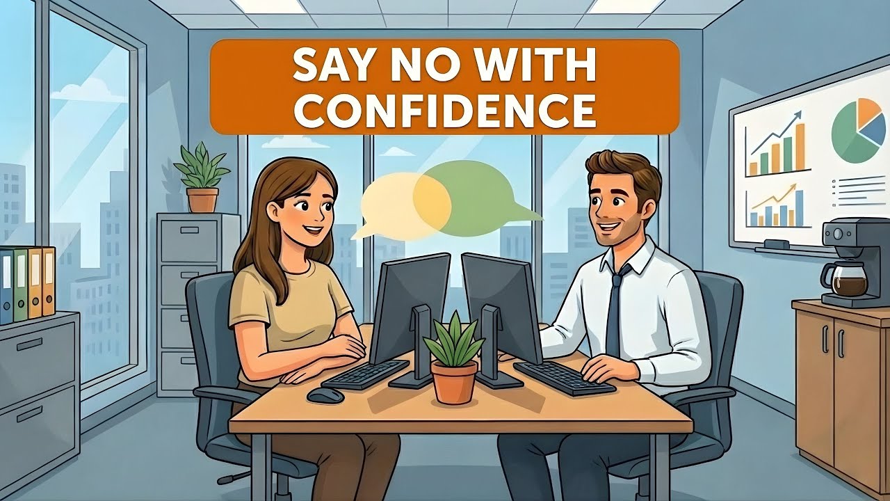 How to Say No to Your Boss Politely & Professionally | Real English at Work