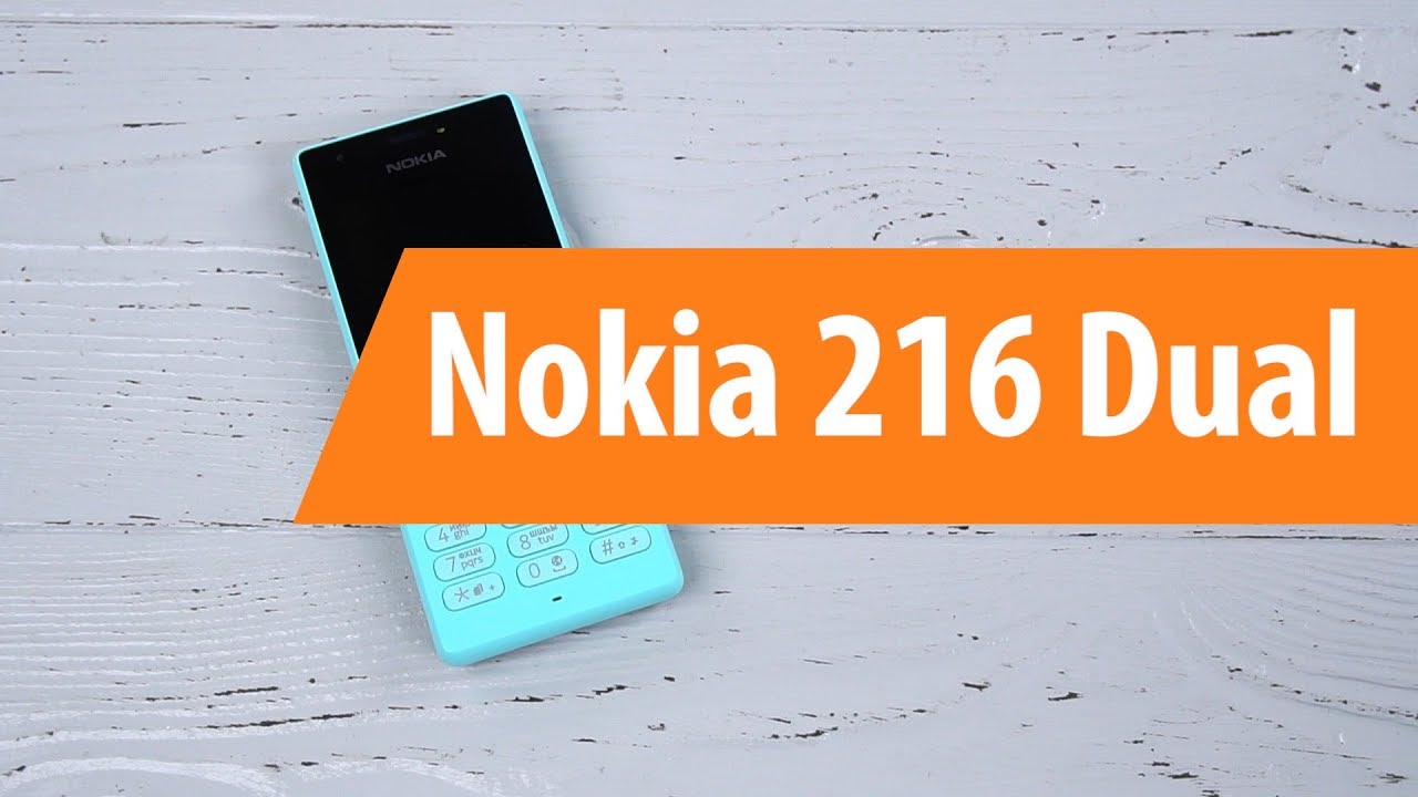 Распаковка Nokia 216 Dual / Unboxing Nokia 216 Dual