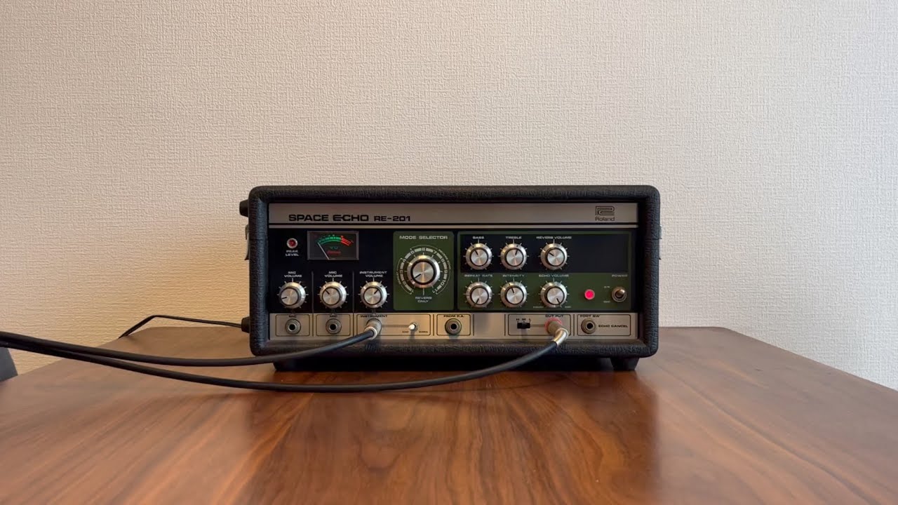 古い機材をメンテナンスしたかった（Roland RE-201）
