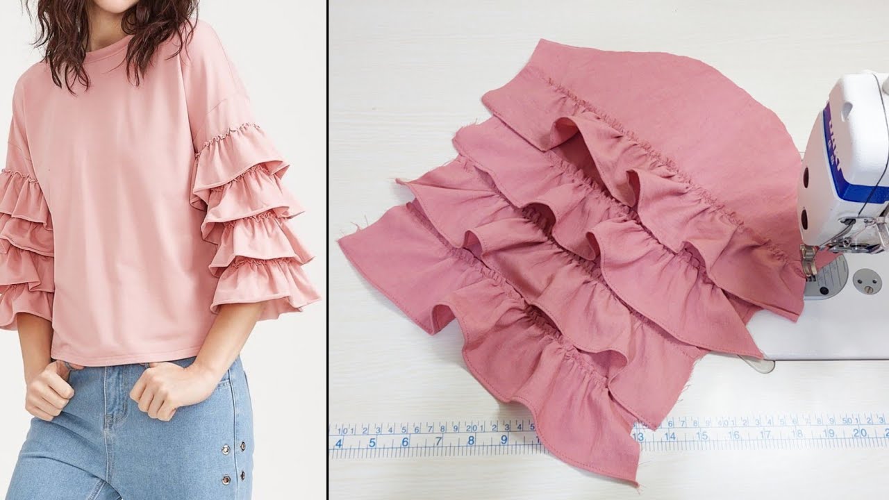 ✅️The Best information to sewing Layered Ruffle Sleeves [[ BeSewCrafty ]]