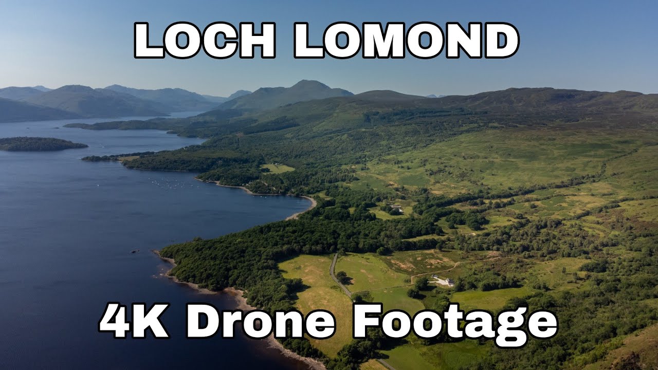 Loch Lomond 4K Drone Footage