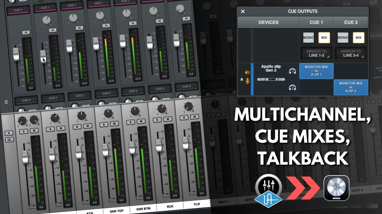 Apollo X Mastery: Multichannel & Cue Mix Setup