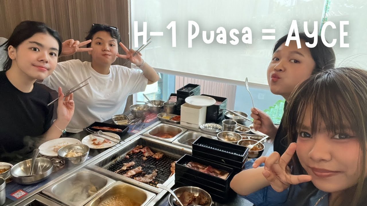 H-1 Puasa = ALL YOU CAN EAT Korean BBQ & Hotpot 😭
