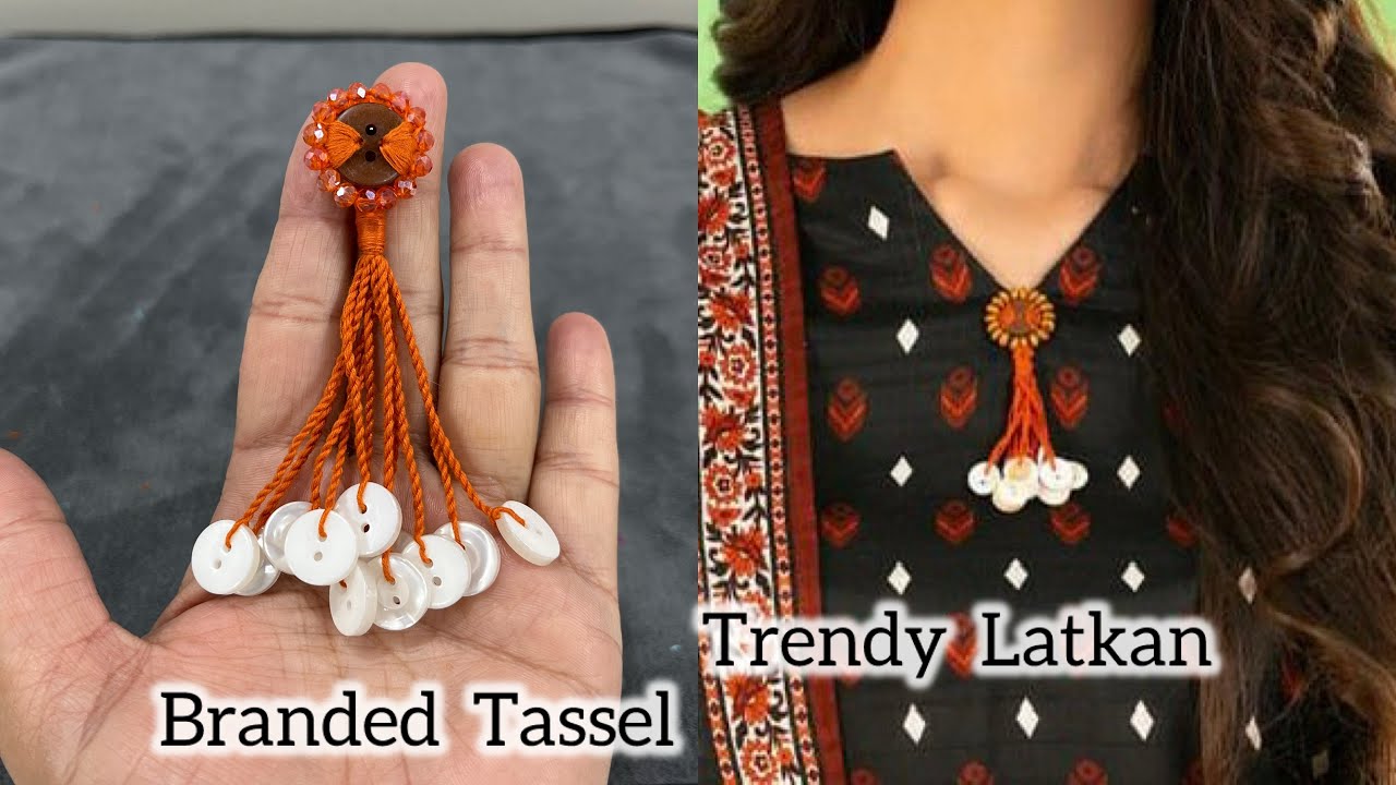 How To Designer Latkan / Tassel At Home || Trending Kurti Latkan Design ||  Trendy Latkan 