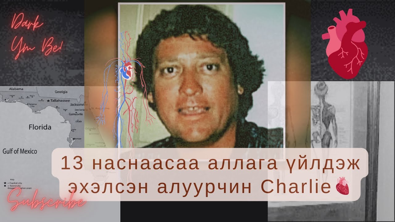 13 наснаасаа аллага үйлдэж эхэлсэн алуурчин Charlie🫀