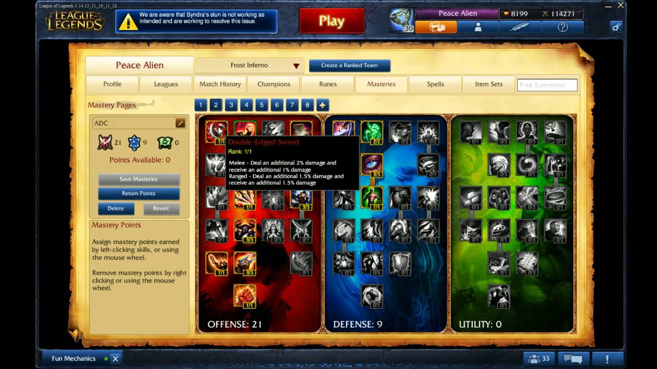 ADC S4 Generic Runes/Masteries