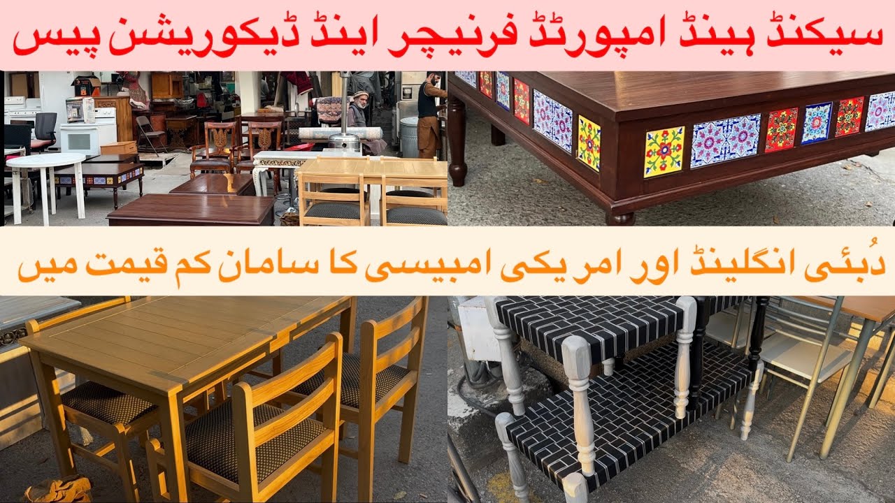Imported embassies second hand furniture | explore with zoya 