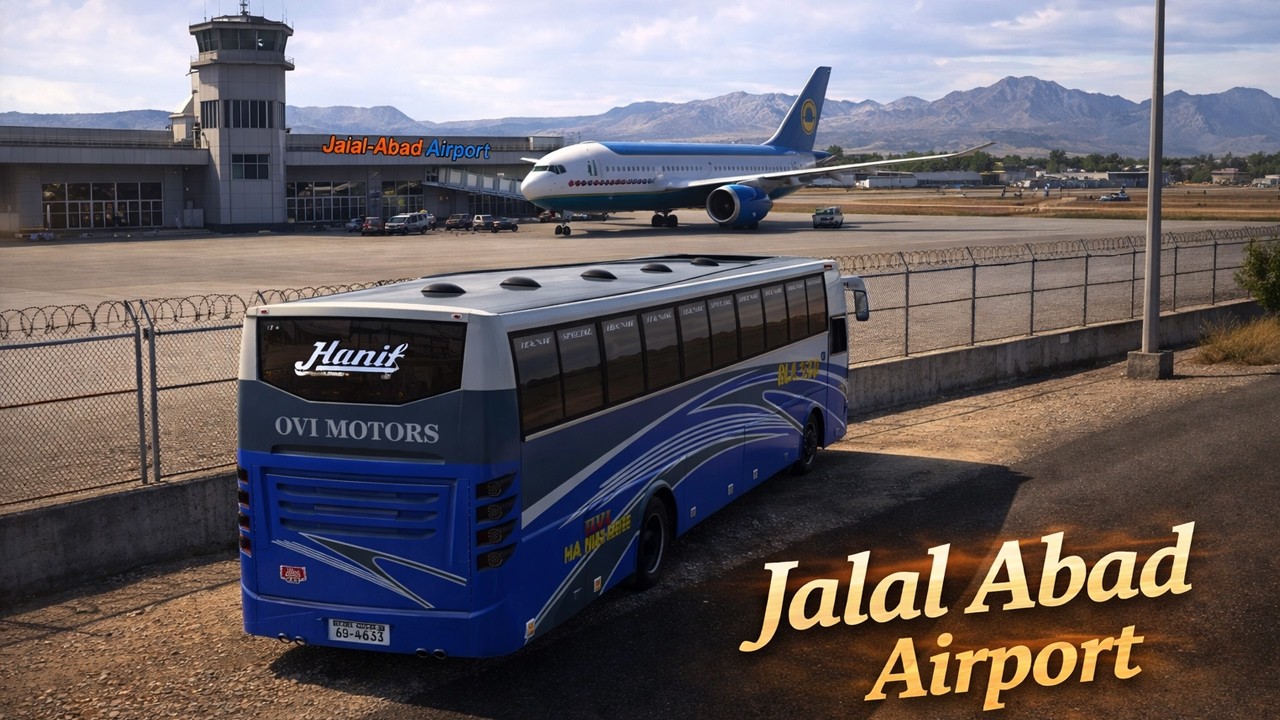 Jalal Abad Airport | Snow | Beyond | ETS2 v1.57.2.4s | Euro Truck Simulator 2 (No Commentary)