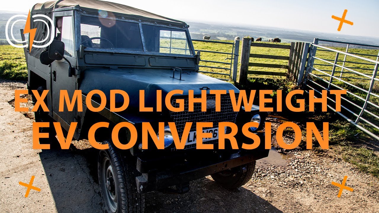 Land Rover Ex ARMY MOD lightweight EV conversion