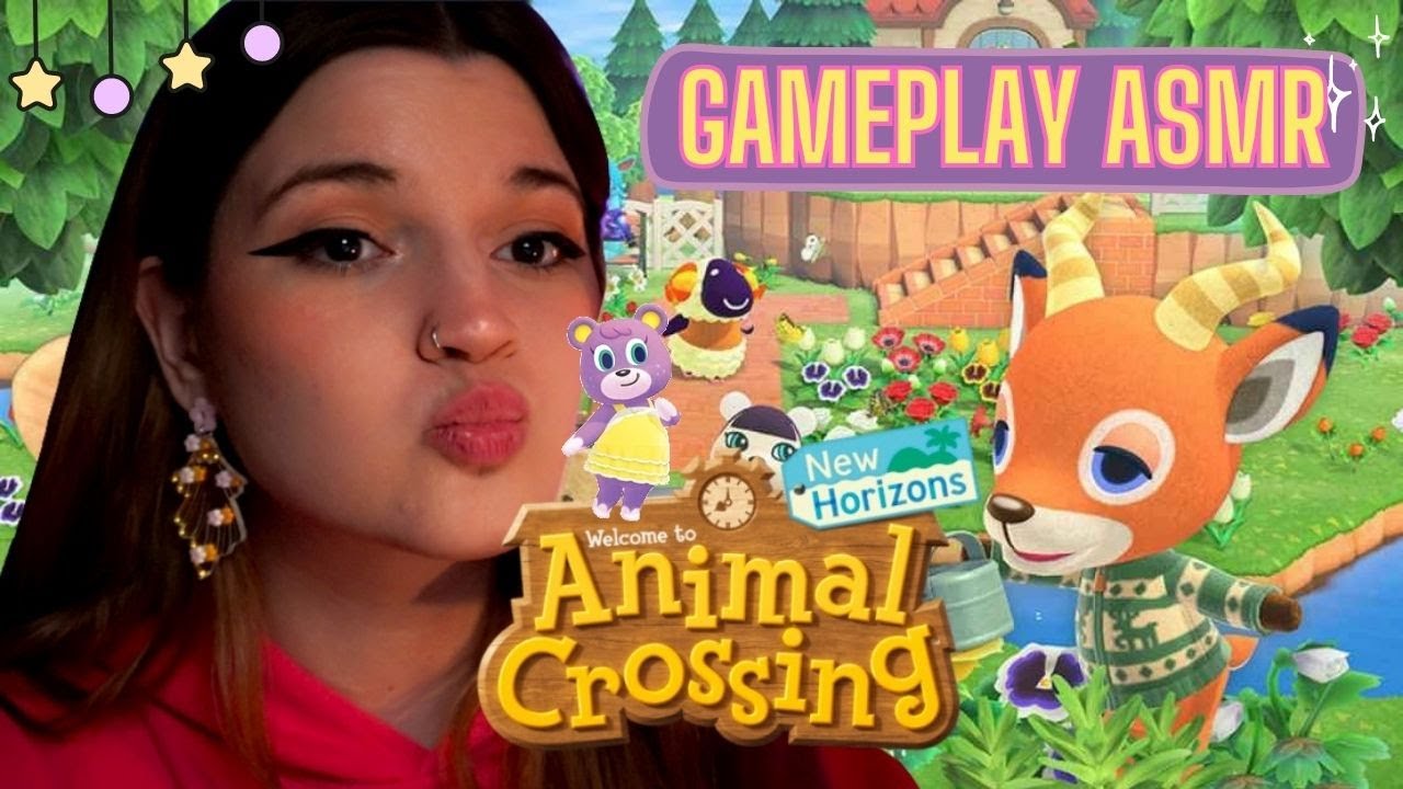 🖤ASMR ESPAÑOL | Gameplay Animal crossing NEW HORIZONS🌱🌙 ☆(Moonlight)☆