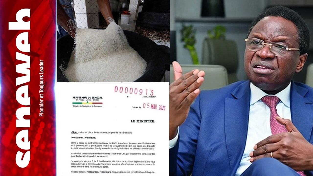Le gouvernement soutient le riz local : une subvention de 50 F par kilo annoncée