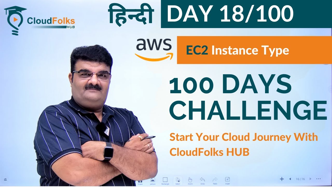 Day 18/100 | Types of AWS EC2 Instances | General Purpose (T, M, A), Memory Optimized (R, X, z)