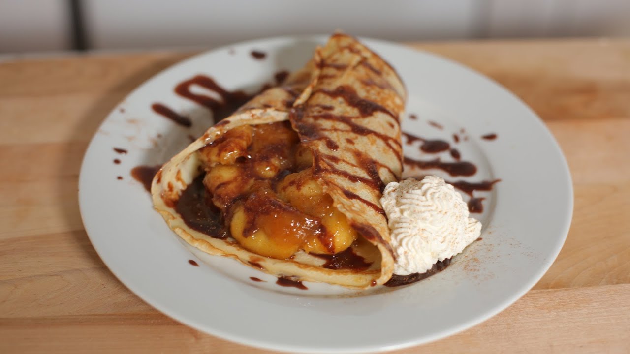 Caramelized Banana Crepe Recipe