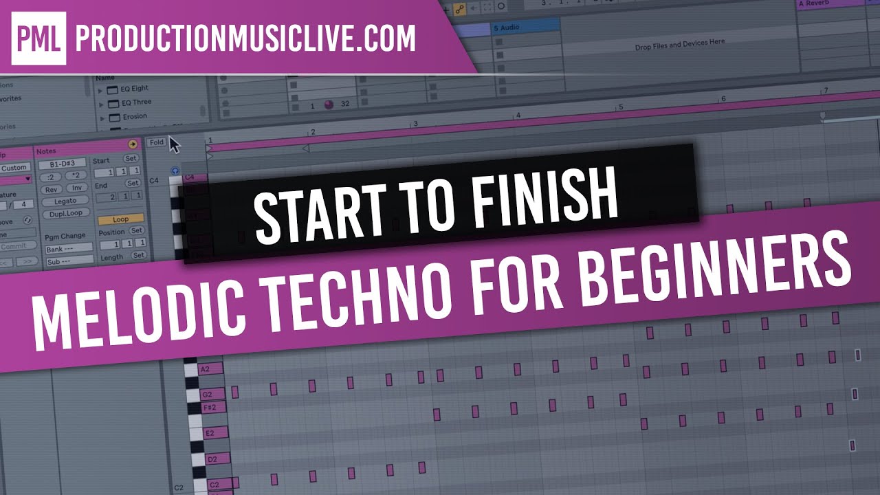 Making a TRACK START TO FINISH - Melodic Deep - Ableton Live Beginner Tutorial - Free MIDIs