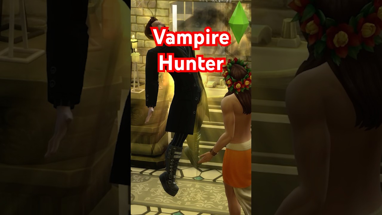 🧛&zwj;♂️Как стать охотником на вампиров в Sims 4 &mdash; требуется врач-терапевт по вампирам #sims4 #thesims