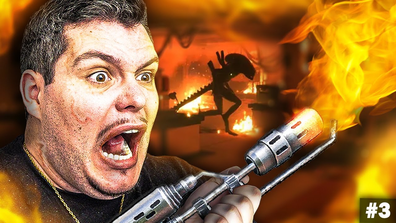 J'AI TROUVÉ UN LANCE-FLAMME !!! 🔥 (et je deviens fou...) - (Alien Isolation #3)